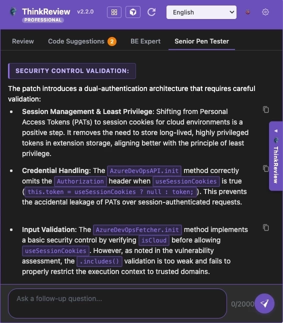 ThinkodeAI's tweet photo. I just published Build your own AI code review security agent to review every PR on  Azure/Gitlab/Github PR pages (NO CI , webhooks or coding required)
 https://t.co/kOJaNJA20g 
#agents #code_review https://t.co/iD8aXtNmBe