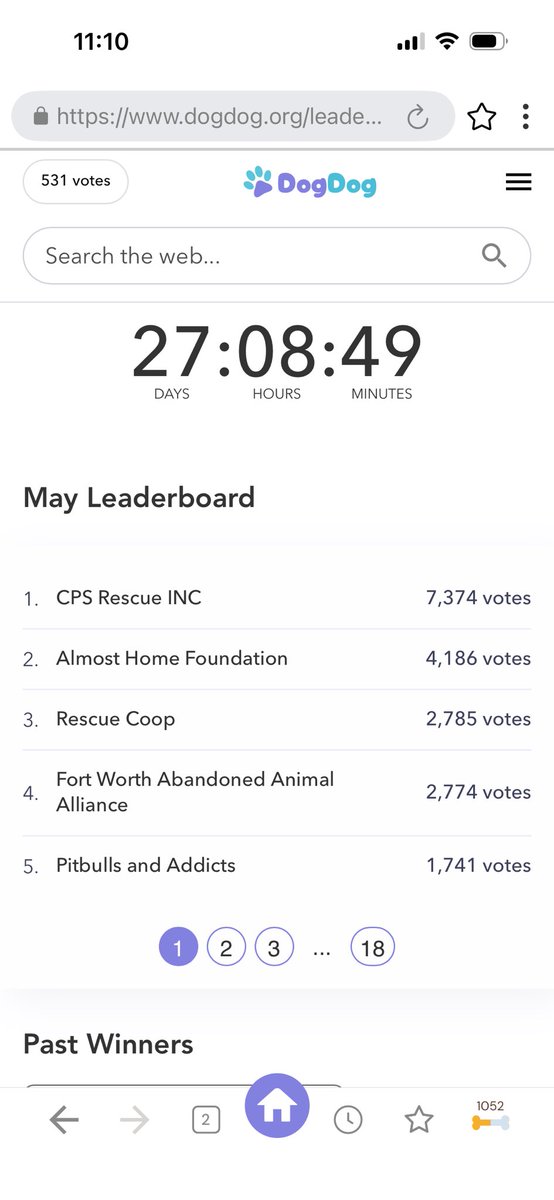 MoPetrides's tweet photo. We’re off to a great start #Cooptroop Let’s keep it going!  Download @DogDogHQ app, select @RescueCoop and search, search, search and search some more.  Every search counts as one vote!  Let’s Gooooooo!! https://t.co/wzajfAKUQK