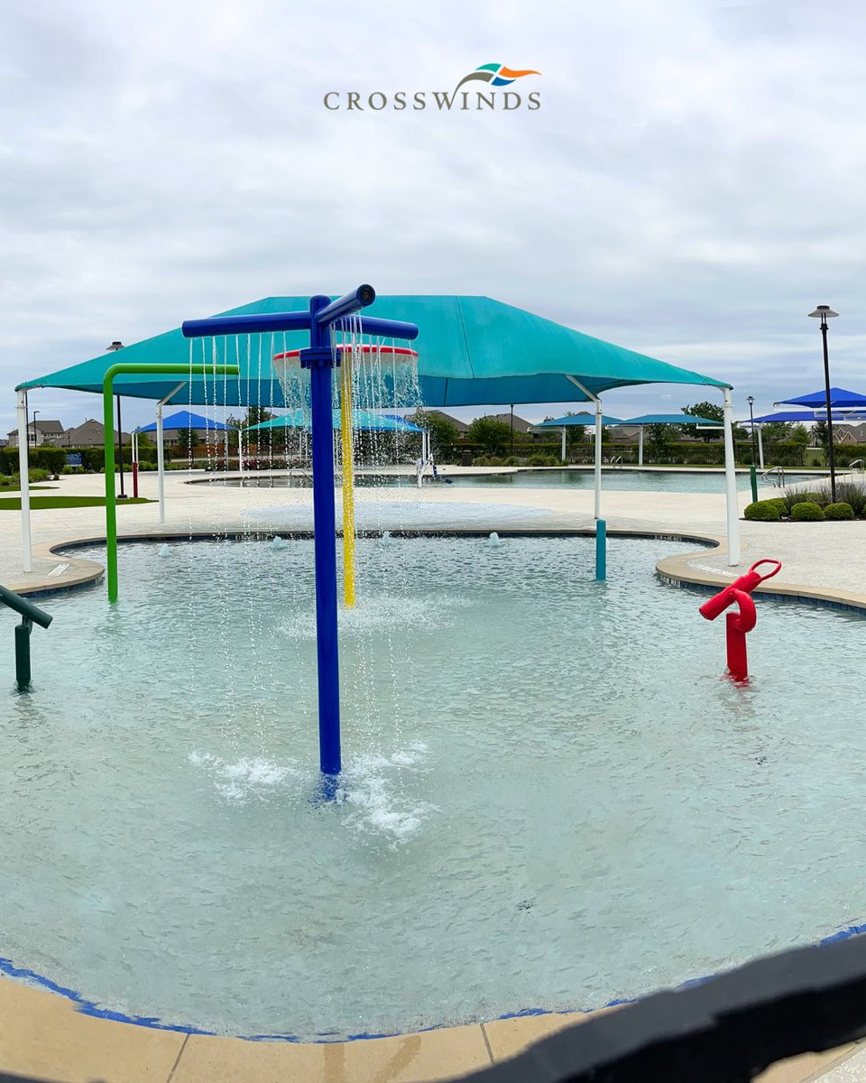CrosswindsTexas's tweet photo. Sunny days + cool water = the perfect combination! Bring the kids to our splash pad for hours of fun right in the neighborhood. 💦

Peek at resident-exclusive life at https://t.co/Vly9fDl1dD https://t.co/y2NL53xn3r