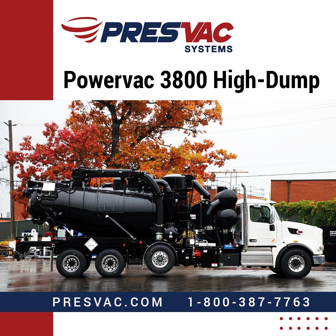 Presvac's tweet photo. Product Spotlight: Petroleum Management - Powervac 3800 High-Dump.
#PresvacNews #ProductSpotlight #Powervac #Hibon #HighDump #LiquidWaste #HazardousWaste #collection #transport #VacuumTruck #ProductRecovery

Check out all the specs on this unit at:
https://t.co/HuGT5Jp1t2 https://t.co/QIFZlpq4PI