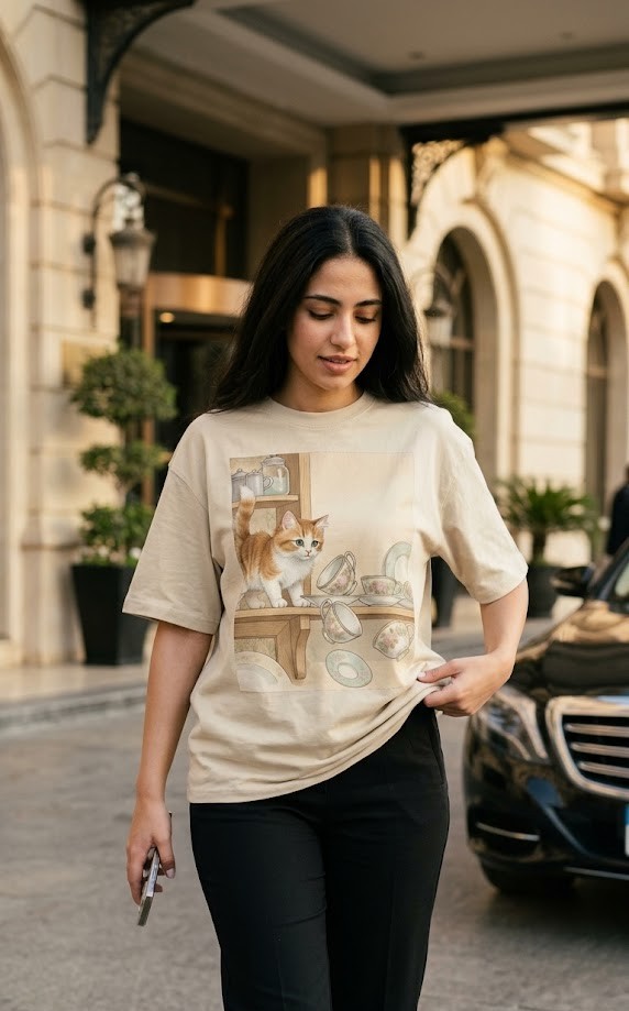 askalany_lina's tweet image. Stepping out of a forgotten library and into the golden hour where vintage charm meets modern mystery. Allure the past with this "Whimsical Victorian Cat" tee. Shop here: redbubble.com/i/t-shirt/Misc… #DarkAcademia #VictorianAesthetic #VintageStyle #CottagecoreArt #RedbubbleArtist🕯️📖