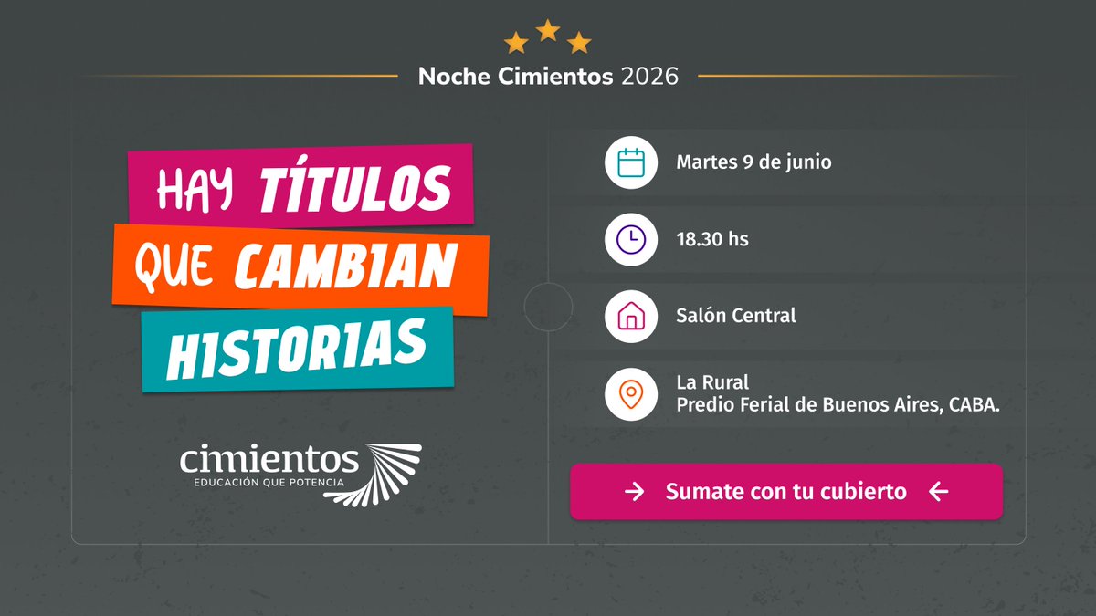 Cimientos tweet media