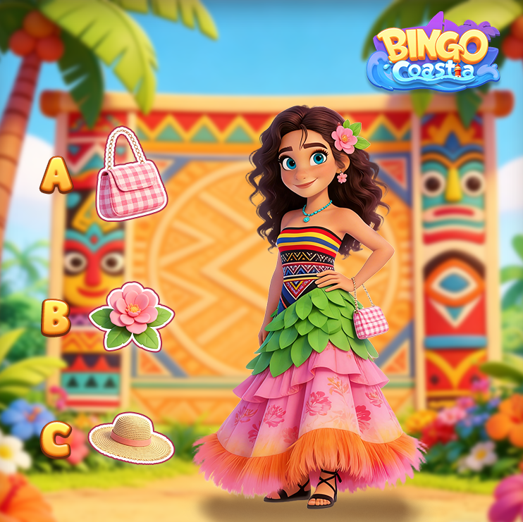 BingoOcean's tweet photo. 🎁Reward Time! Can You Find the Extra Item?
Dress, sandals... our character is all set for her  stage! 🌺 Everything is perfectly ready, but an extra item has slipped into the choices that isn't on her outfit.

Comment your choice + UID to point out the extra item and claim 🎁! https://t.co/YRlV6yCO9c