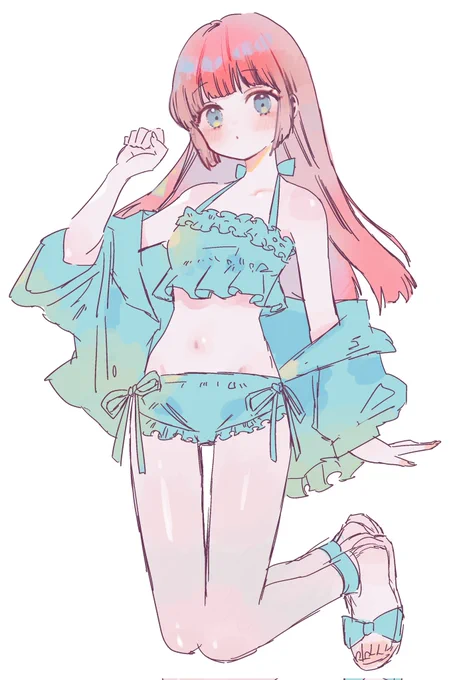 創作落書き 水着僕っ娘ちゃん