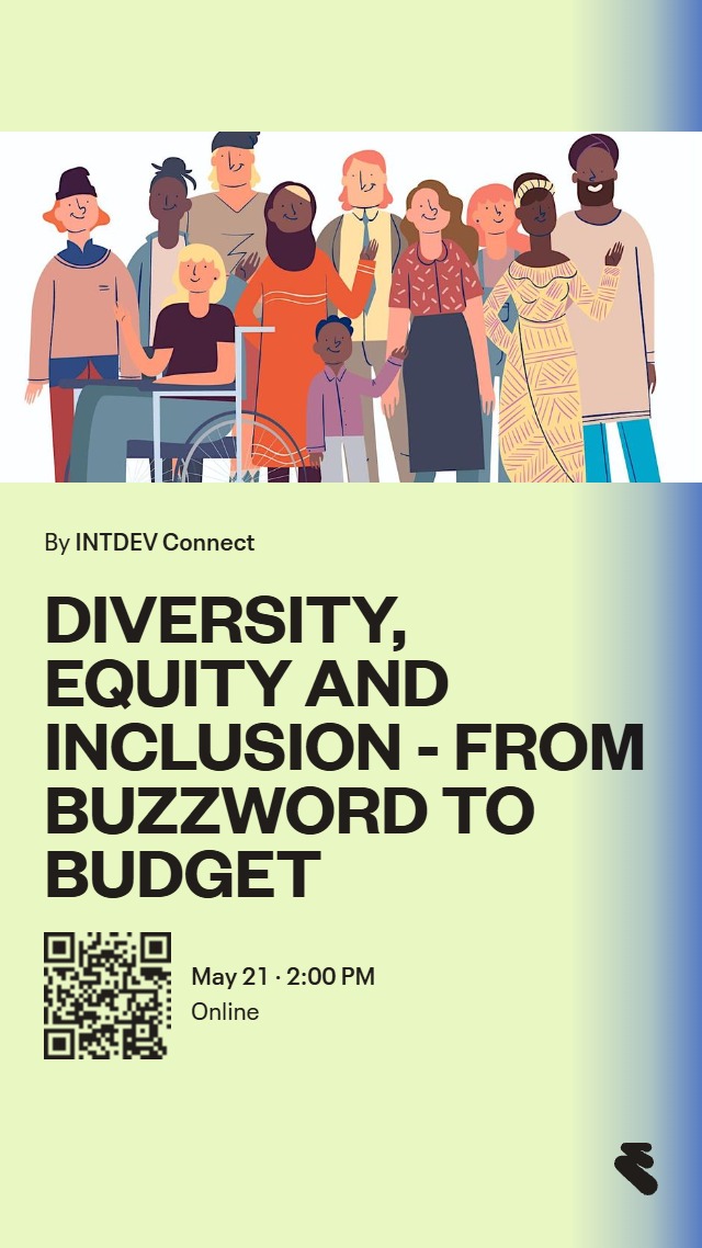 IDConnect_UK's tweet image. Turning DEI from buzzword to budget. 📊
Join @INTDEV_Connect on May 21 at 2 PM GMT (online) to learn how to move from talk to real investment in diversity, equity and inclusion.
No more performative gestures. Real action. Real budgets.
🔗 eventbrite.co.uk/e/198768213076…
#DEI #Inclusion