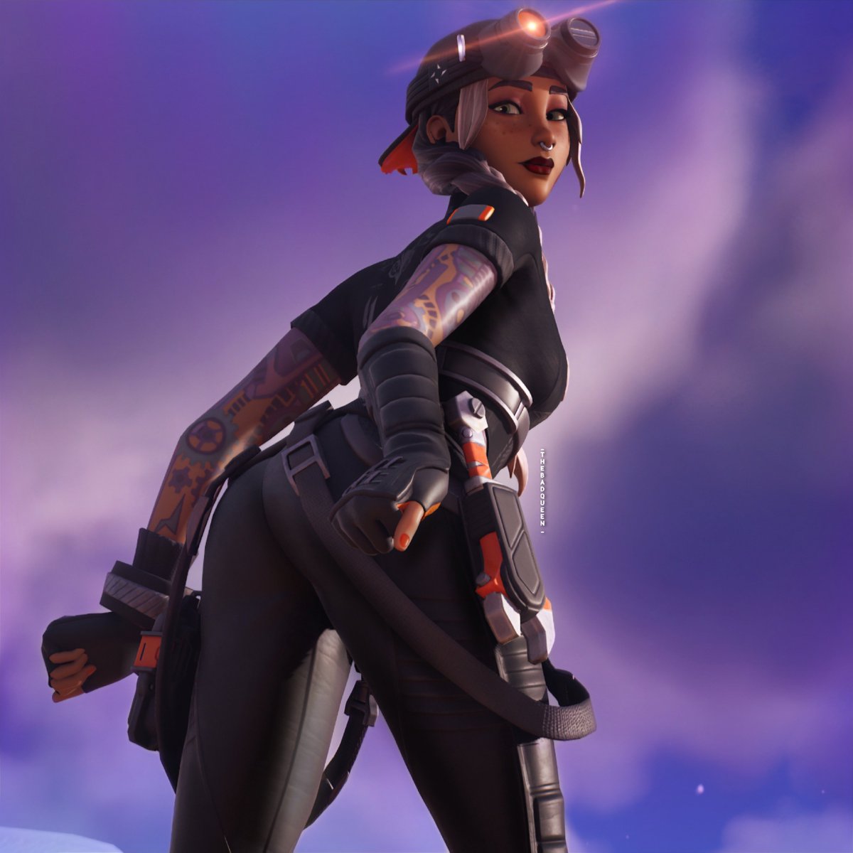 _TheBadQueen_'s tweet image. Every move I make is calculated ✋🏻😎

- ELITE JULES - 🖤🔧 

#Fortnite 
#Fortography