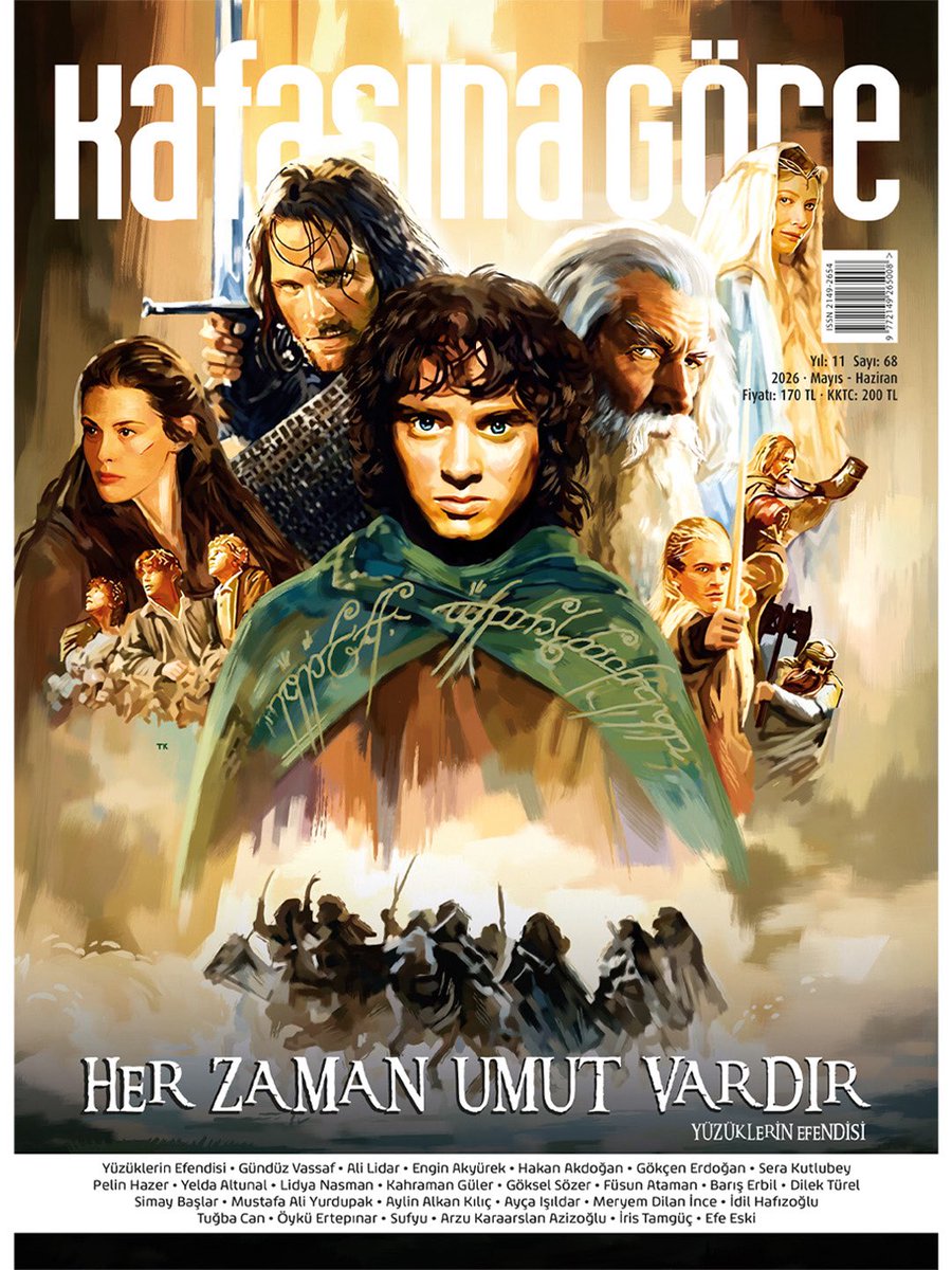 _kafasinagore's tweet photo. Her zaman umut vardır.
#Aragorn #YüzüklerinEfendisi

#KafasınaGöreDergi Mayıs - Haziran 68. sayımız çıktı! Tüm Türkiye’de kitabevleri, marketler ve bayilerde!

#ortadünya #lotr https://t.co/P5HE7GsgbP