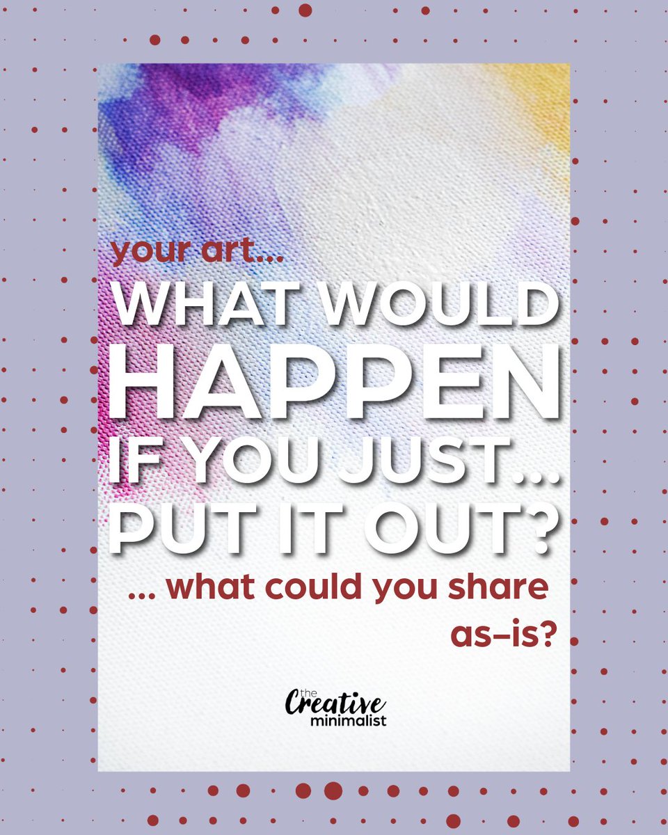 darrenrhill's tweet photo. Every shared piece of your art teaches you something planning never could. Is there something in your drafts, your hard drive, your notebook, that's been sitting there waiting to be good enough? What could you share as-is this week? I'd love to know 
#creativepractice #creativity https://t.co/vACzT3zJcj