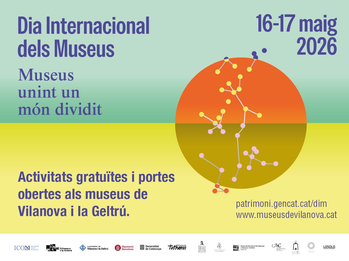 museucanpapiol's tweet photo. Als #museusvng ja ho tenim tot enllestit per a una nova edició del Dia Internacional dels Museus 🏛️🎊 Els dies 16 i 17 de maig els museus estem de festa, ens acompanyeu? 😉

Tota la programació en detall a https://t.co/R4Wr06mV2Q. https://t.co/1otgGRHVrv