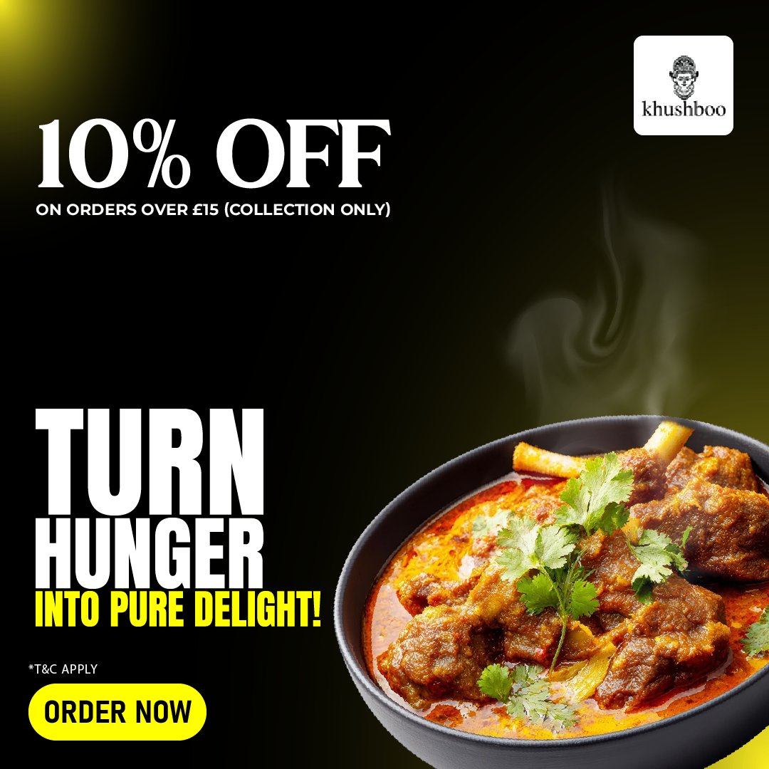 KhushbooIndian's tweet image. What are you really craving right now? 😋

Something comforting, flavourful, and easy to enjoy always wins. A proper meal gives you that perfect balance you’ve been looking for.

Pick your craving: chefonline.co.uk/khushboo-bangl…

#FoodMood #TakeawayUK #OrderNow