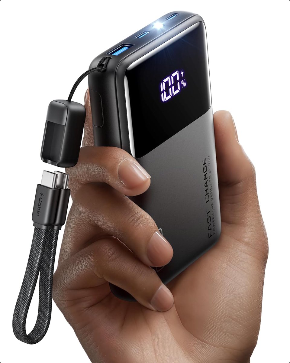 SerialDealerAll's tweet photo. La Batterie Externe INIU 10000mAh qui charge en 45W , certifiée PD3.0 QC4.0, fonction lampe + câble usb-c cordon passe à 14.27€ au lieu de 27.99€ sur Amazon
https://t.co/k2eCFe4WnQ https://t.co/AeunYbNdc4