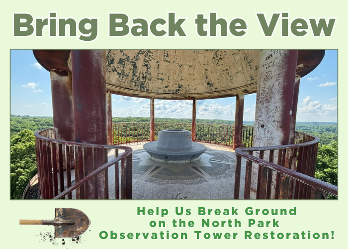ACParksFdn's tweet photo. Help Us Bring Back the View! North Park’s historic Observation Tower is nearly funded — and we need your help to reopen it! Be part of bringing it back. Make your gift today: https://t.co/0zdvKPpbhu https://t.co/opyZHn5h9i