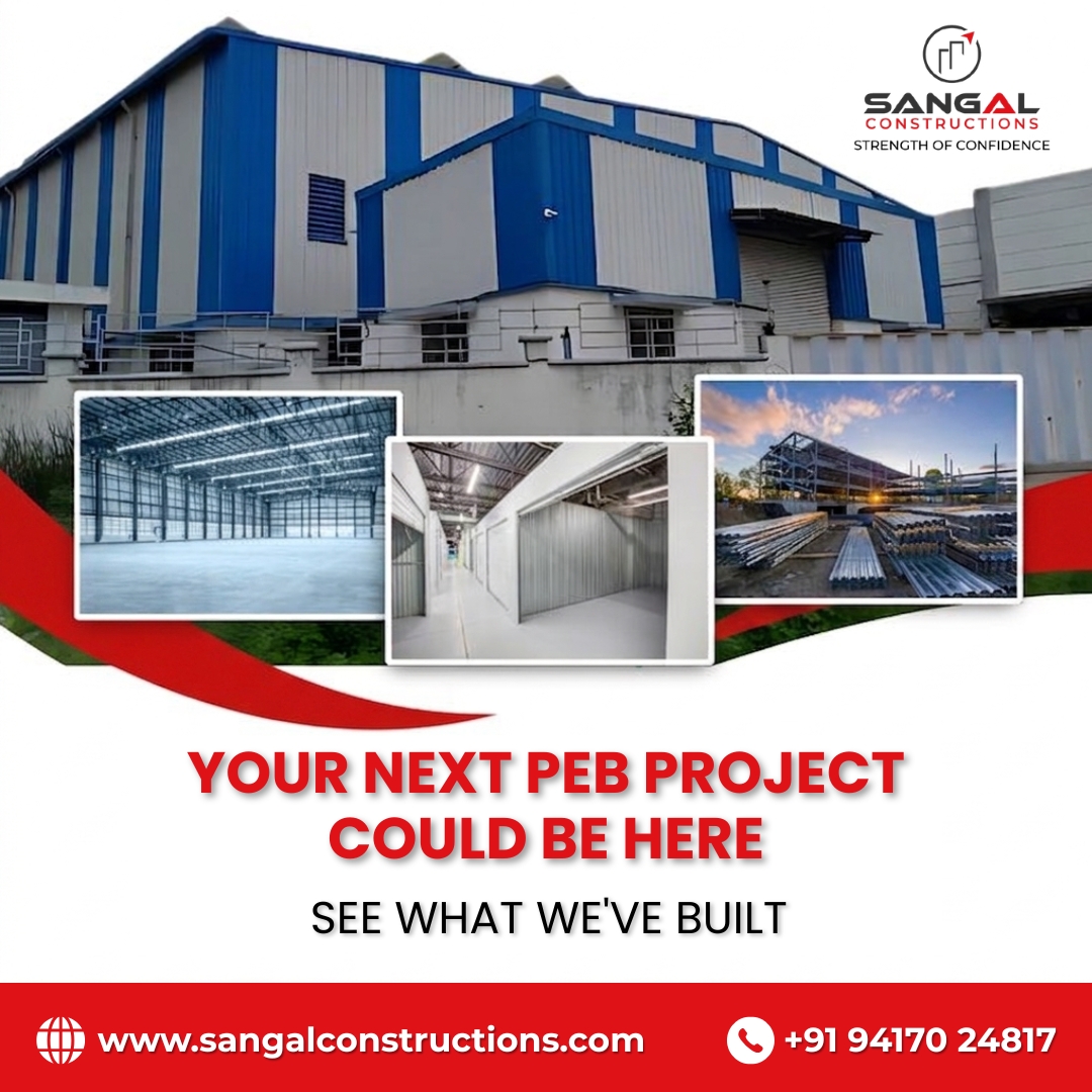 sangalconst's tweet photo. Build smarter, stronger, and faster with Sangal Constructions. We create modern PEB warehouses and industrial spaces with quality, durability, and precision. Start your next project with us today!

#SangalConstructions #PEBProjects #IndustrialConstruction #SteelBuildings https://t.co/ZB9A2frliZ