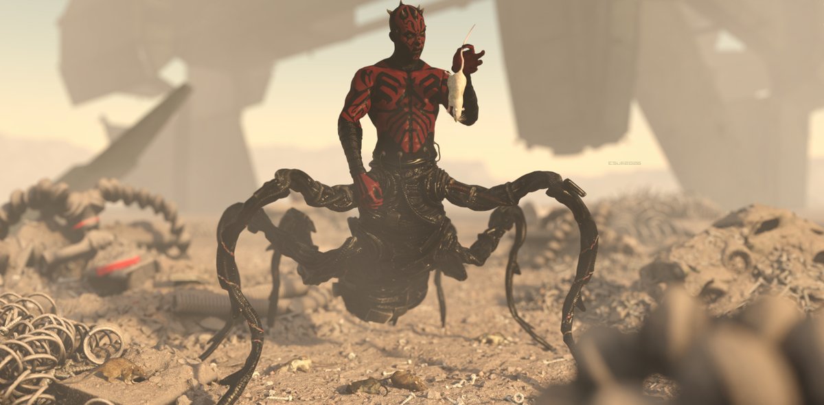RenderHub3D's tweet image. From the RenderHub 3D Art Gallery: 
Hungry Sith| Digital Art by ESulli

See more in their gallery here:
renderhub.com/esulli/gallery

#3DArt #3DRender #3D