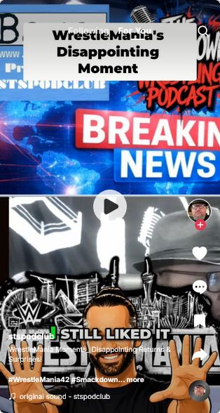 comicbookmarkBT's tweet image. WrestleMania Moments_ Disappointing Returns &amp;amp; Surprises!

#WrestleMania42 #Smackdown #SDLIVE #wwe #WWERaw #WWEonNetflix #wwe  

buff.ly/F13zSJr