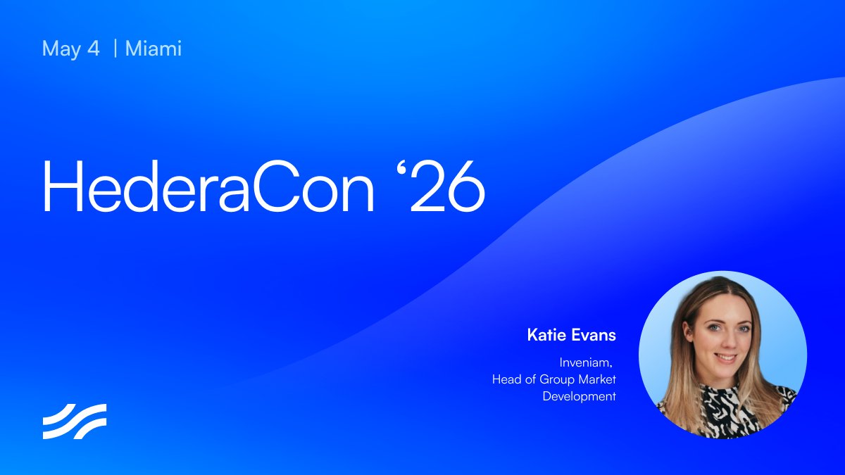 InveniamIO's tweet photo. Live from Miami for #HederaCon! 🌴 

At 10:00 AM, join @InveniamIO's Katie Evans alongside experts from @Vodafone and Innovative Edge LLC. They are diving into the mission-critical infrastructure required as AI agents emerge as a primary class of market participants. 

Topic: "How Blockchain Enables Agentic Payments" Focus: Identity, machine coordination, and the "receipts layer" for autonomous settlement. 

See you at the stage! 🛡️⚙️ 

#Hedera #Web3 #AI #AgenticEconomy #Inveniam