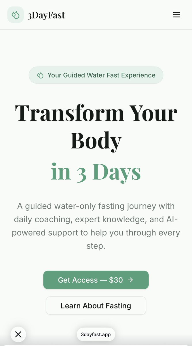 CoffeeJointTV's tweet image. Everyone needs a great Coach #Ai #Health #Fast #3DayFast
3DayFast.app 👈 1st Ai Coaching App