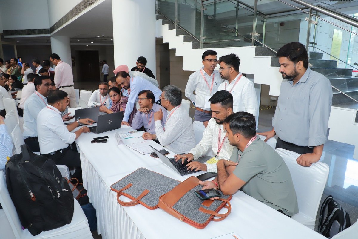 mopr_goi's tweet photo. Technical Session–II of the National Workshop on Panchayat Development Plan held at #DAIC, New Delhi was dedicated to group-based hands-on exercises focused on translating planning into execution through the revamped GPDP portal. Participants engaged in structured group activities covering thematic Panchayat models such as poverty-free and enhanced livelihood, healthy, child-friendly, water-sufficient, clean and green, self-sufficient infrastructure, socially just and secure, good governance, women-friendly, and PESA & FRA-focused Panchayats. The session provided practical exposure to preparing actionable development plans with convergence of GP funds, schemes, and other resources, strengthening experiential learning for effective grassroots planning.

#MoPR #PanchayatiRaj #GPDP #LocalGovernance #ViksitBharat #AtmanirbharPanchayat