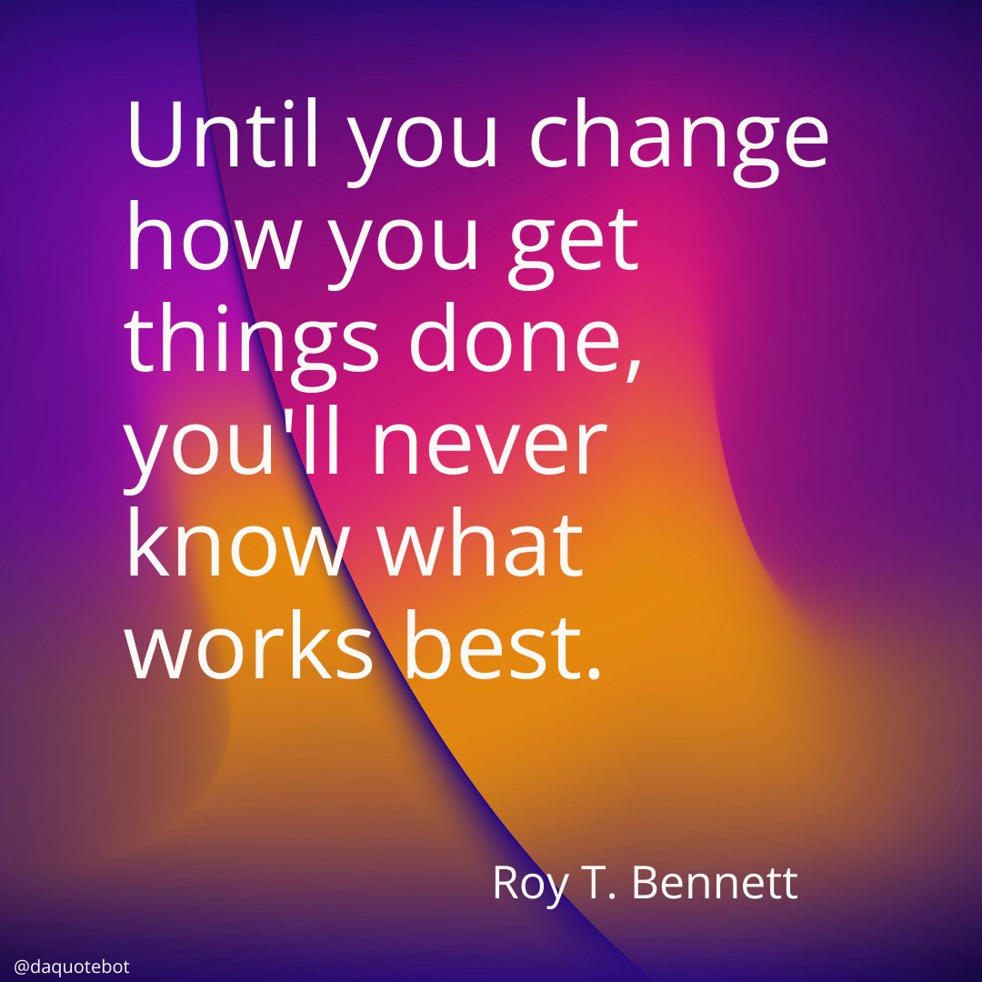 daquotebot's tweet image. #quote #quotes #quoteoftheday #motivation #success #inspiration #roytbennett