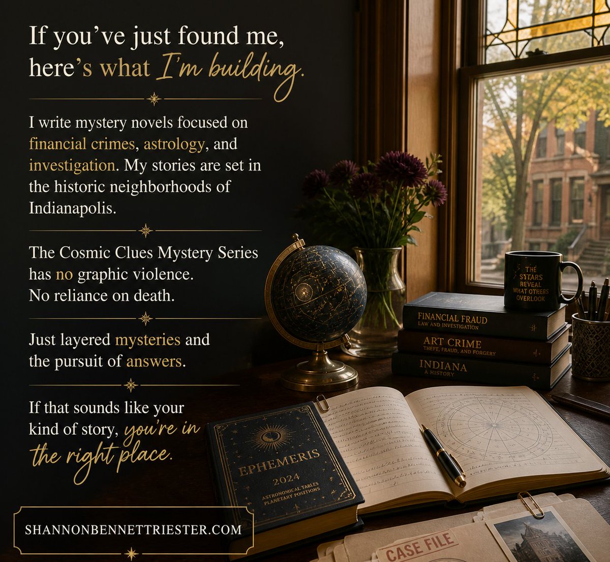 ShannonRBennett's tweet image. #cozymystery #indieauthor #mysterybooks #financialcrime #astrology #nonviolentreads #readersofx #newbook #debutauthor #mysterlovers