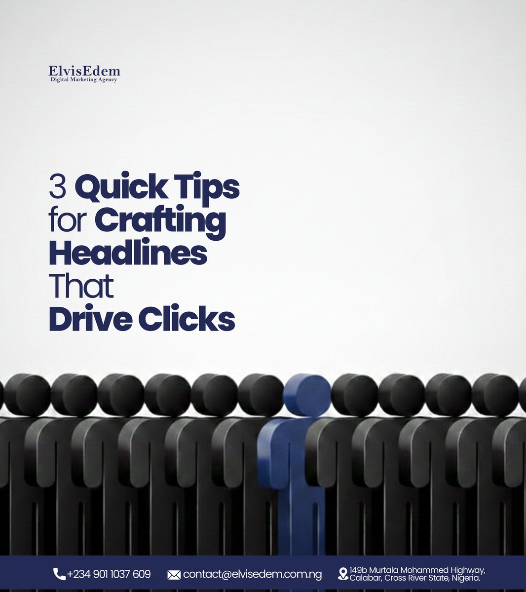 elvisemarketing's tweet image. Good content is not enough.
Your headline has to sell it.

A powerful headline is all you need.

Use these 3 tips to turn your posts into attention magnets (check comments)👇🏿
#BrandGrowth #ContentThatConverts #DigitalExperts