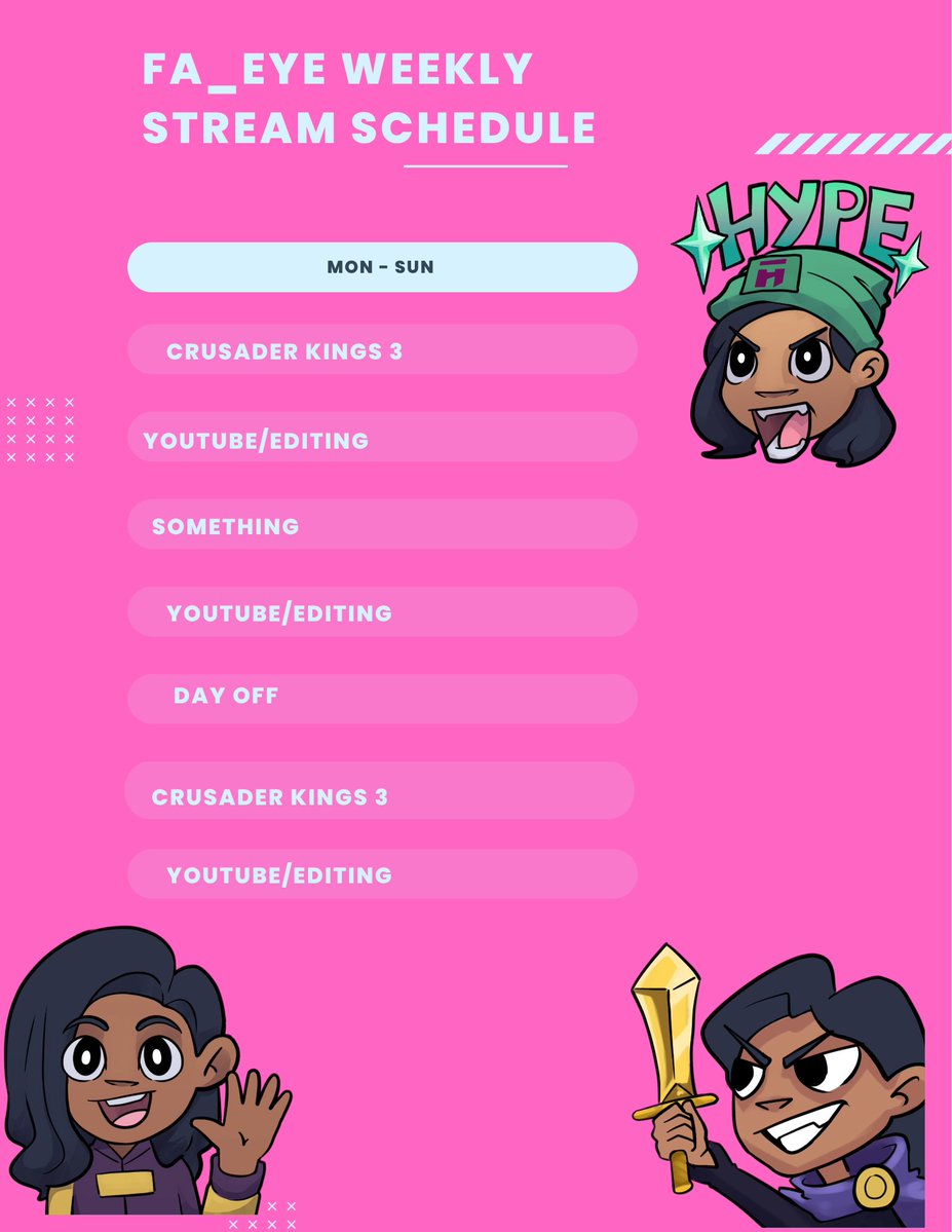 accureye's tweet image. It's that Time of the week again the #ContentCreation Schedule. See something you like why not join us as i continue my Journey to Twitch Partner. 

#FaEyeGaming #PushForTwitchPartner