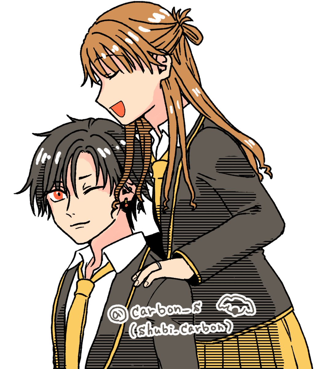 shubi_carbon's tweet photo. satoさんリクエスト：
　歌アリ高等部なつみかん https://t.co/drNnmnUVmU