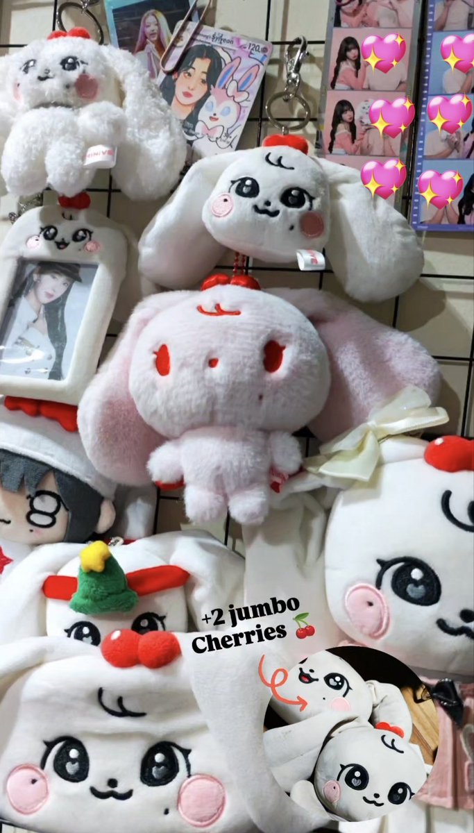 seollumi's tweet photo. My Cherry army is growing! 🐰🍒 https://t.co/JqmFad3vFQ