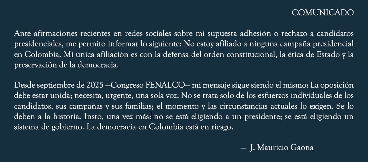 J. Mauricio Gaona tweet media