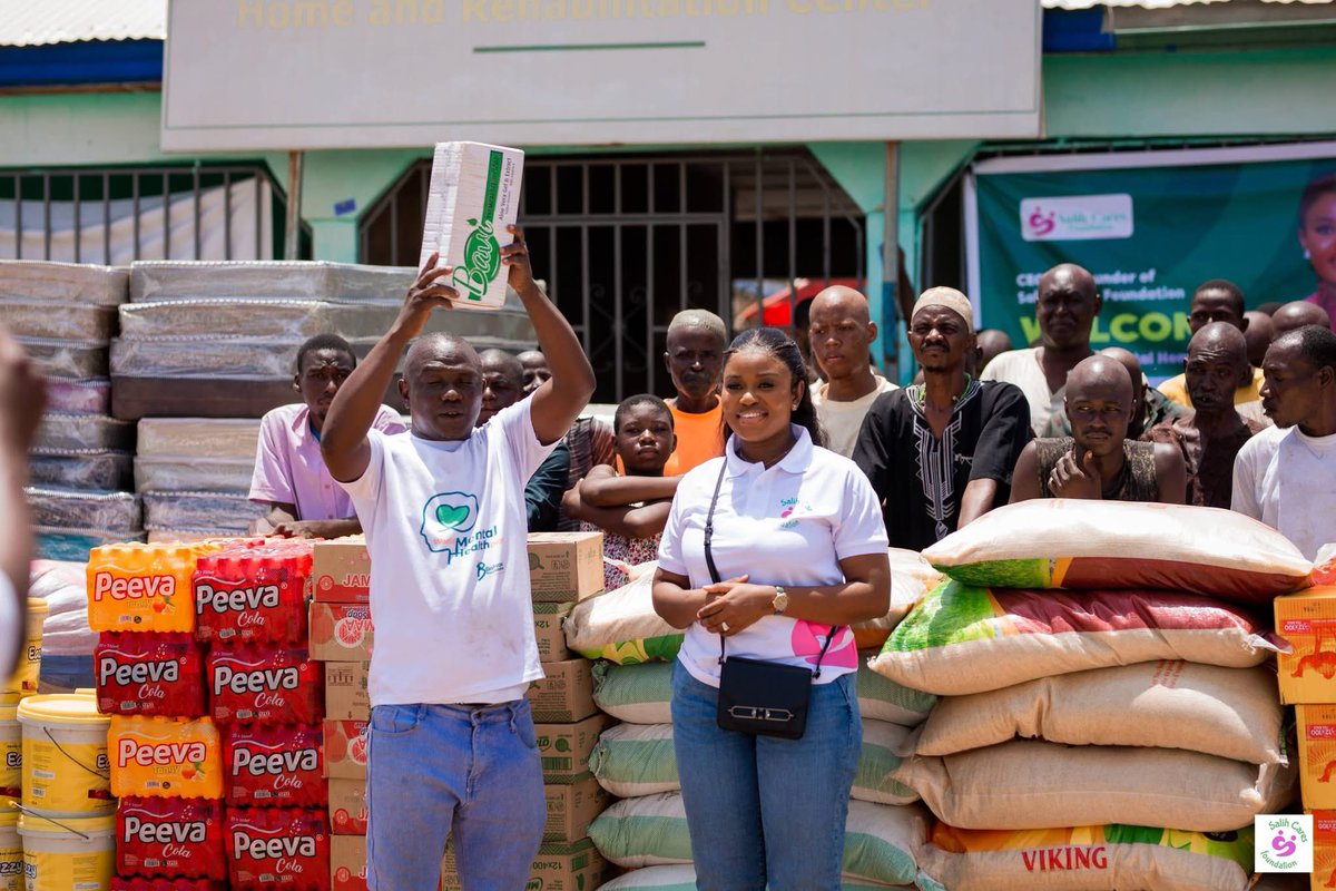 basintalek's tweet photo. The ‘Salih Cares foundation’ has done far more than what Rebecca Akuffo and Samira Bawumia couldn’t do in 8 years. 
Indeed, You Care. God Bless You. 
You are the STANDARD! 
#SalihCares #Salihfoundation  #SalihCaresFoundation. https://t.co/k9yqgIIKGH