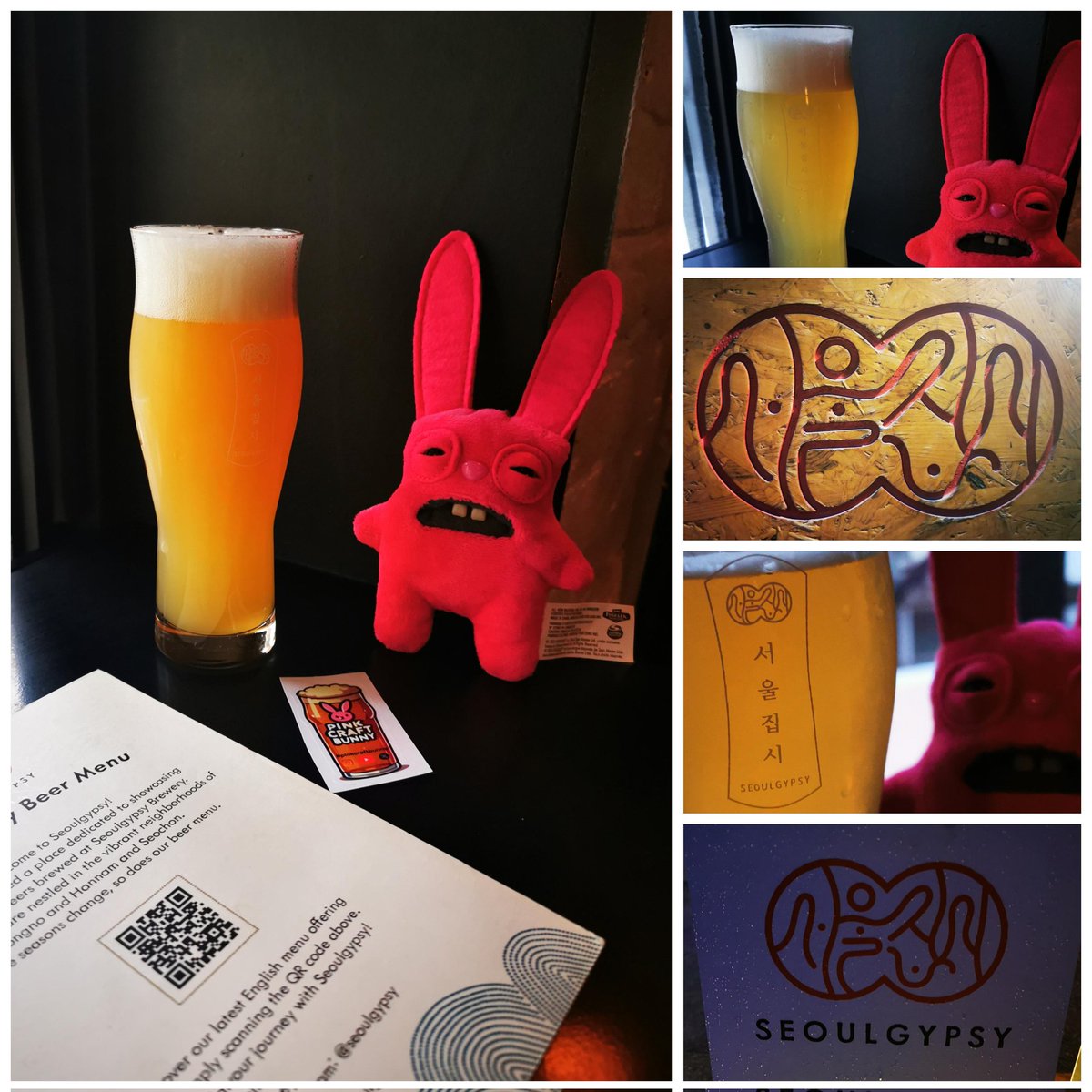 PinkCraftBunny's tweet image. Seoul keeps leveling up 🇰🇷
Seoul Gypsy 🍺
Let’s Gose – bright, salty-sour
Ipari IPA – balanced, layered
Melody – funky, tart, complex
Loads of depth. Flavours evolve with every sip. Very, very good 👌
#craftbeer #seoul #pinkcraftbunny