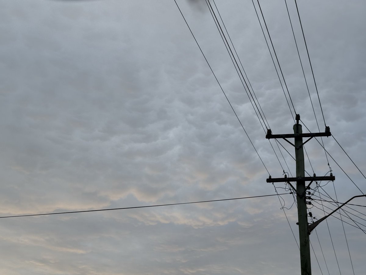 ohsixoneoh's tweet image. Monday was both slow and fast and I’m glad it’s done with, now onto the rest of the week #fitness

My #PhotoOfTheDay is of this morning’s “wrinkly” #sky #clouds #Mammatus (?)