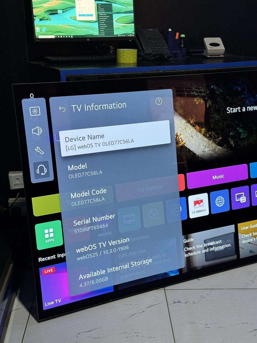 AmRoggoz's tweet image. LG 77” OLED C5 (Eastern Europe Model)

Alpha 9 Gen 8 AI Processor 
WebOS 25
Dolby Vision IQ
144Hz
2.2Ch 40W(20W downfiring,20W subwoofer)
Dolby Atmos, DTS X

⚠️ Limited Features Due to intended sales region

KSH 299,999

📞 0733 315 348 
#TechIt