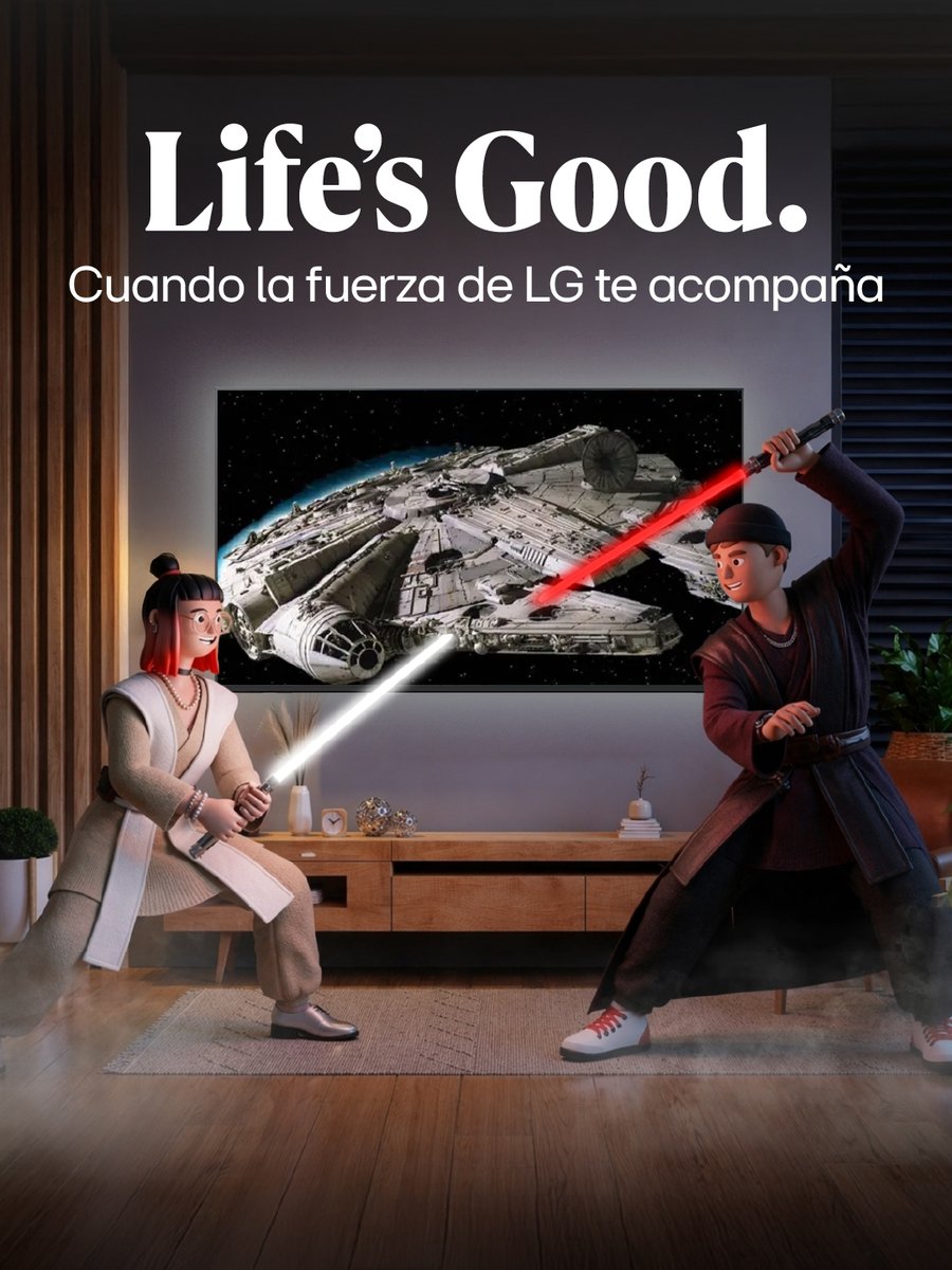 LGEcuador's tweet image. Hoy es un buen día para maratonear tu saga favorita con LG QNED AI.🍿🫵
Tú sirve tus snacks y tus bebidas frías que nosotros tenemos la calidad que tu buen gusto necesita. 🫶🏻

#LG #LGEcuador #LifesGood