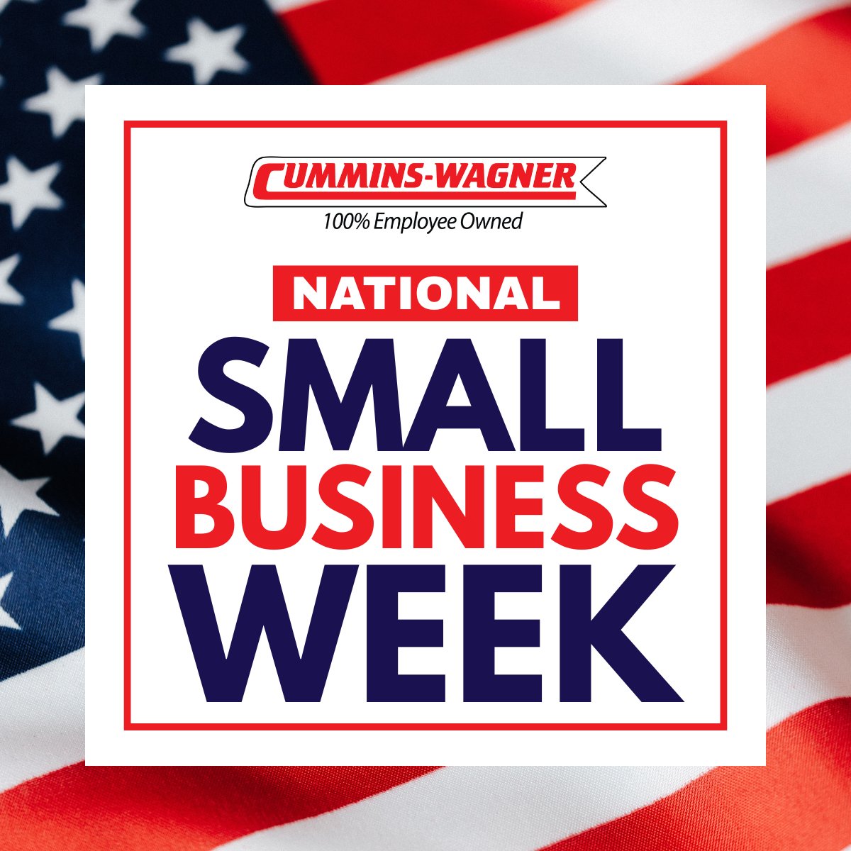 We are 100% employee owned, which means that every person on our team has a stake in what we build together. Our people are not just employees. They are owners, neighbors, and community members. Thank you for that trust. We do not take it for granted. #NationalSmallBusinessWeek