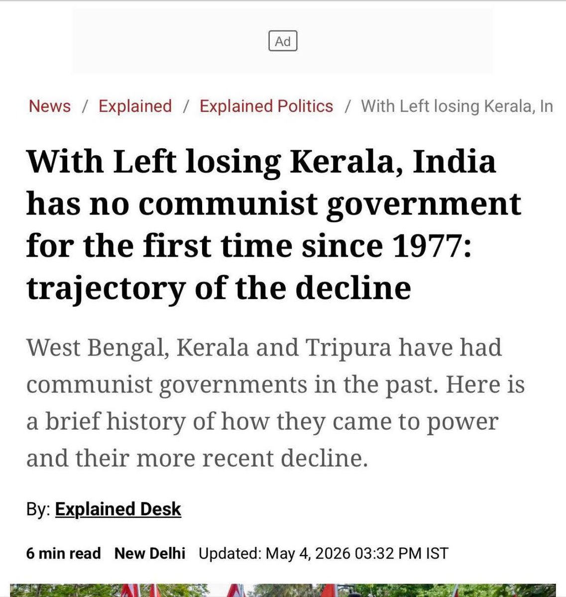 affable_alok's tweet photo. So no Commies in India after 5 decades. No doubts next communist-free nation will be Nepal...

Communism is a failed ideology and Liberal Market Capitalism is a dead ideology. 

Chinese model of 'Party-State Capitalism' is the ask of the modern world.... https://t.co/PzO3ftsCEE