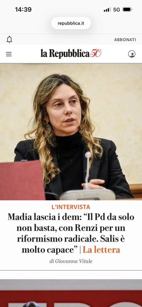 Troppe belle notizie nelle ultime settimane, non c’eravamo più abituati!! “Marianna Madia” se ti porti dietro anche Picierno, Moretti e Serracchiani si torna a votare il PD.