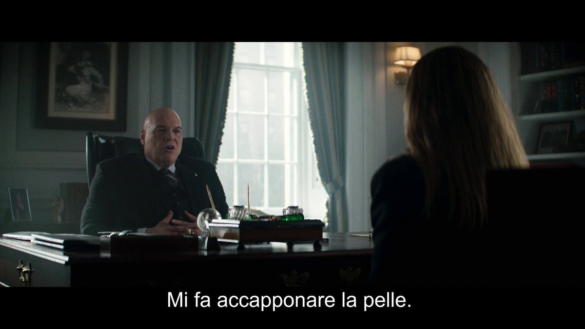 Gingy7891's tweet image. Fisk che dice una cosa del genere di qualcun altro. Cioè Fisk! Il multiverso sta diventando sempre più strano! #DaredevilBornAgain
