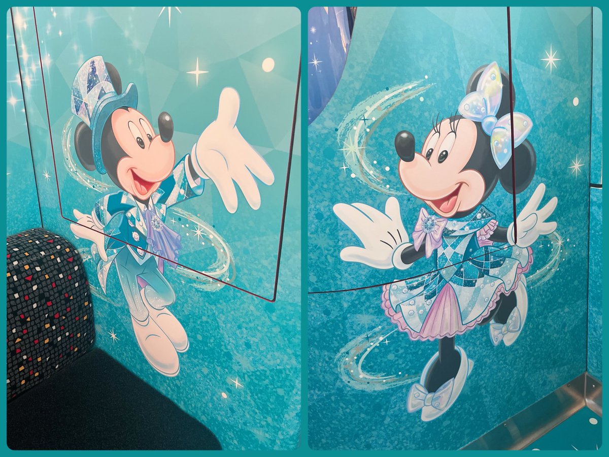 chipndale1204's tweet photo. ジュビリーライナーとっても可愛くて幸せな空間でした🥰🩵🩵 https://t.co/FVtNBChP8O