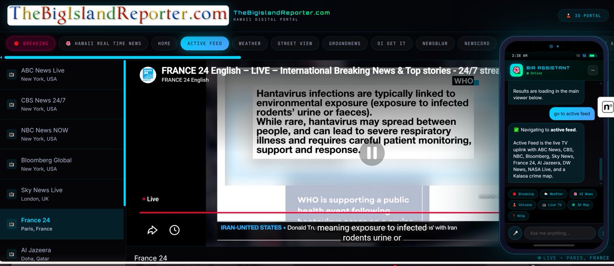 BlueTurbanStone's tweet image. #News #LocalNews #Journalism #BreakingNews #Hawaii
#AI-powered news aggregator
The Big #Island #Reporter
thebigislandreporter.com
youtube.com/watch?v=LNElOH…
PODCAST
youtu.be/GJdlM2QEQDk?si…