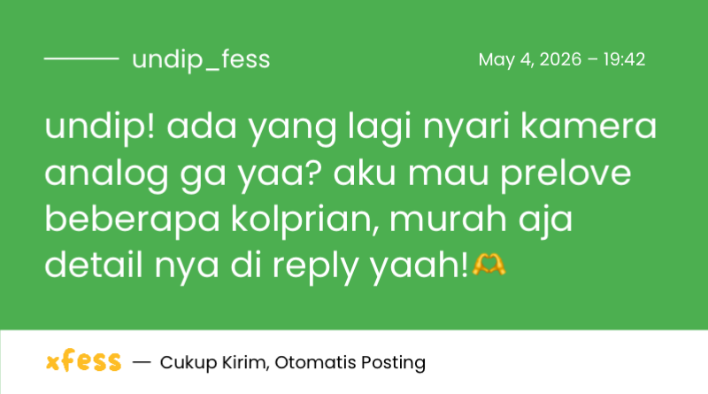 UNDIP MENFESS tweet media