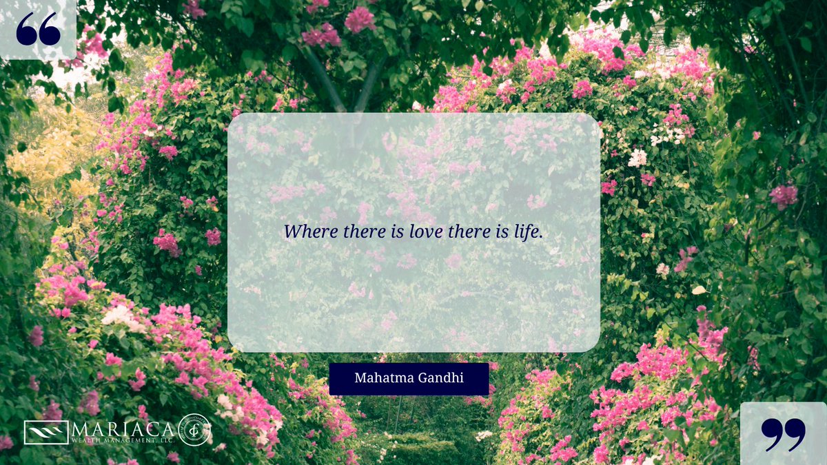 MariacaWealth's tweet photo. Quote of the Week 🌸

#love #spring #happiness https://t.co/8zZNtikKMA