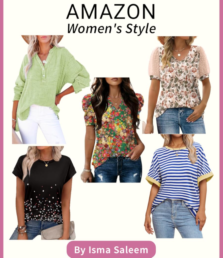 ismasaleemstyle's tweet image. Summer style ideas for women from Amazon. These tops are a perfect match for jeans.
#tshirts #amazonfashion #amazonfinds #style #shirts #founditonamazon #amazonfavorites
#ad @amazon
amazon.com/shop/englishli…