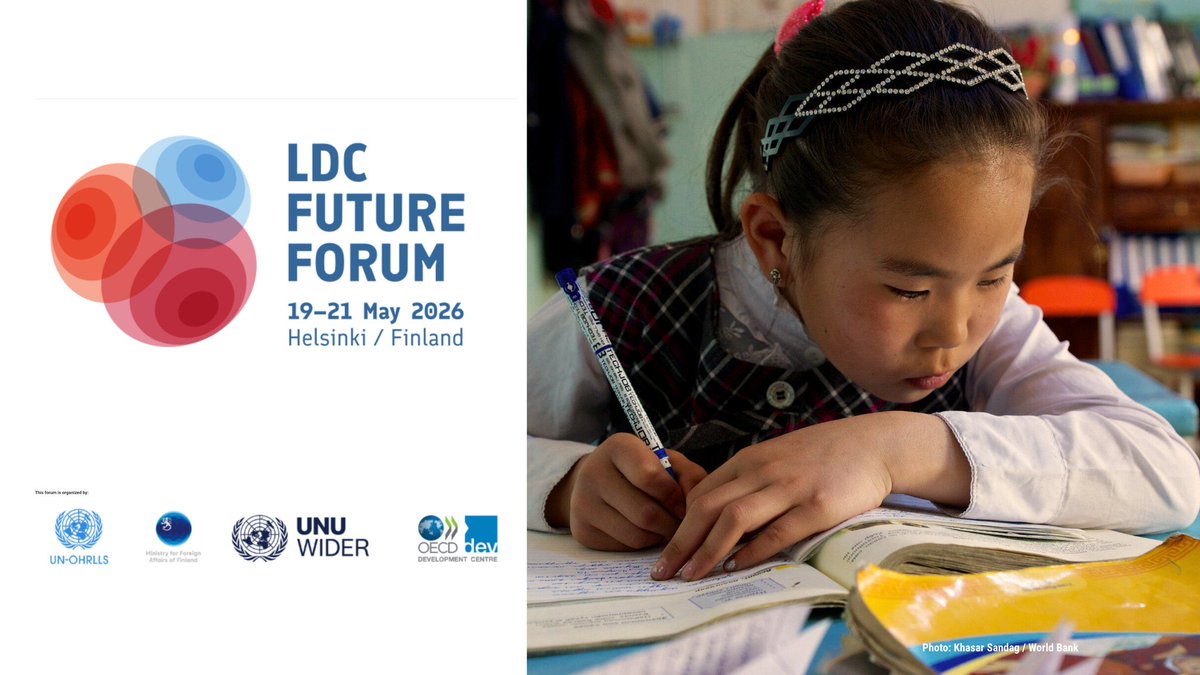 UNOHRLLS's tweet image. With 60% of #LDC ppns under 25 years -youth are the driving force of future economic transformation❗️

The 4th #LDCFutureForum in Helsinki 🇫🇮  this month will focus on empowering #youth through education, innovation &amp;amp; inclusive growth.

➡️ un.org/ohrlls/ldc-fut…