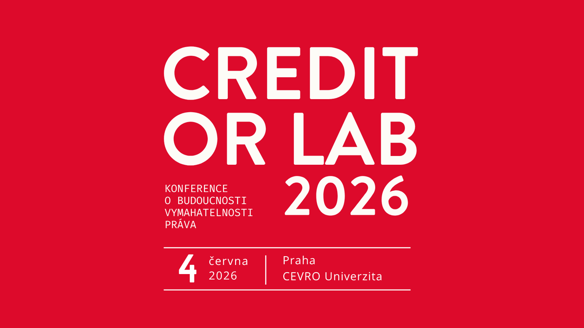 Cesivpravu's tweet photo. Budoucnost vymahatelnosti práva - konference Creditor Lab 2026 již brzy - 4. 6. 2026!

🔴 Inspirativní řečníci (Poslanci Eva Decroix a Karel Haas, ekonom Lukáš Kovanda či influencerka Klára Rücklová a spousta dalších)
🔴 Odborníci z oblasti práva, byznysu, médií i fintechového sektoru
🔴 Příležitost navázat kontakty s experty, kteří toto téma aktivně formují
🔴Místo: CEVRO Univerzita, Praha
🔴Otevřeme věcnou debatu nad tím, kam se vymahatelnost v Česku posouvá – bez frází, s důrazem na praxi a reálné dopady
🔴Více informací i registrace na https://t.co/O8UbMd5ZqP
