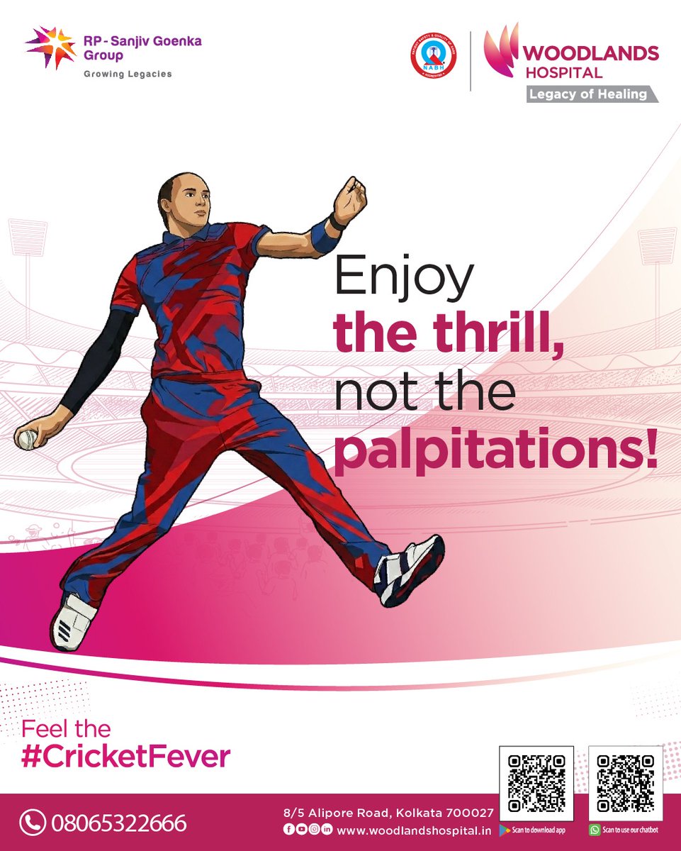 WoodlandsHosp's tweet image. Cricket makes your heart race, but it should be from the thrill, not the pain. 🏏💓

This season, cheer for #LSG with peace of mind. Let the excitement stay on the pitch while Woodlands Hospital keeps your heart steady.

Stay in the game.

#CricketFever #WoodlandsforGenerations
