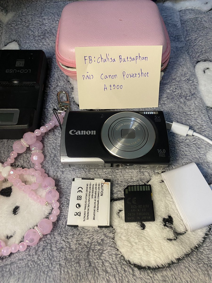 chalisa2812's tweet photo. ปล่อย‼️ Cannon powershot a2500 ( ฮิต/แรร์หายาก)  พารา 3,600 รวมฉ่ง

กล้องสภาพดี 100% แฟลชออก ซูมไม่มีฝุ่น 
ปกติหมด มีแค่ร่องรอยใช้งานเล็กน้อย
อุปกรณ์แถมให้
แมม
แบต 
ที่ชาร์จ
กระเป๋า
สายห้อย
สนใจทักแชทเลยค่าา https://t.co/iGvLeCWHmv
