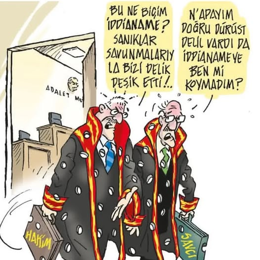 Çöktü, çöktü!!
14 yalancı şahit çekildi. Kalan birkaçının tutarsız, çelişkili ifadeleri ise bir anlam ifade etmiyor. İddianame-İftiraname'nin boş olduğu en başından belliydi. Yaklaşık 4000 sayfa ama  toplasan hepsini "Sıfırladım babacım, az bir şey kaldı, 30 milyon euro, onu da