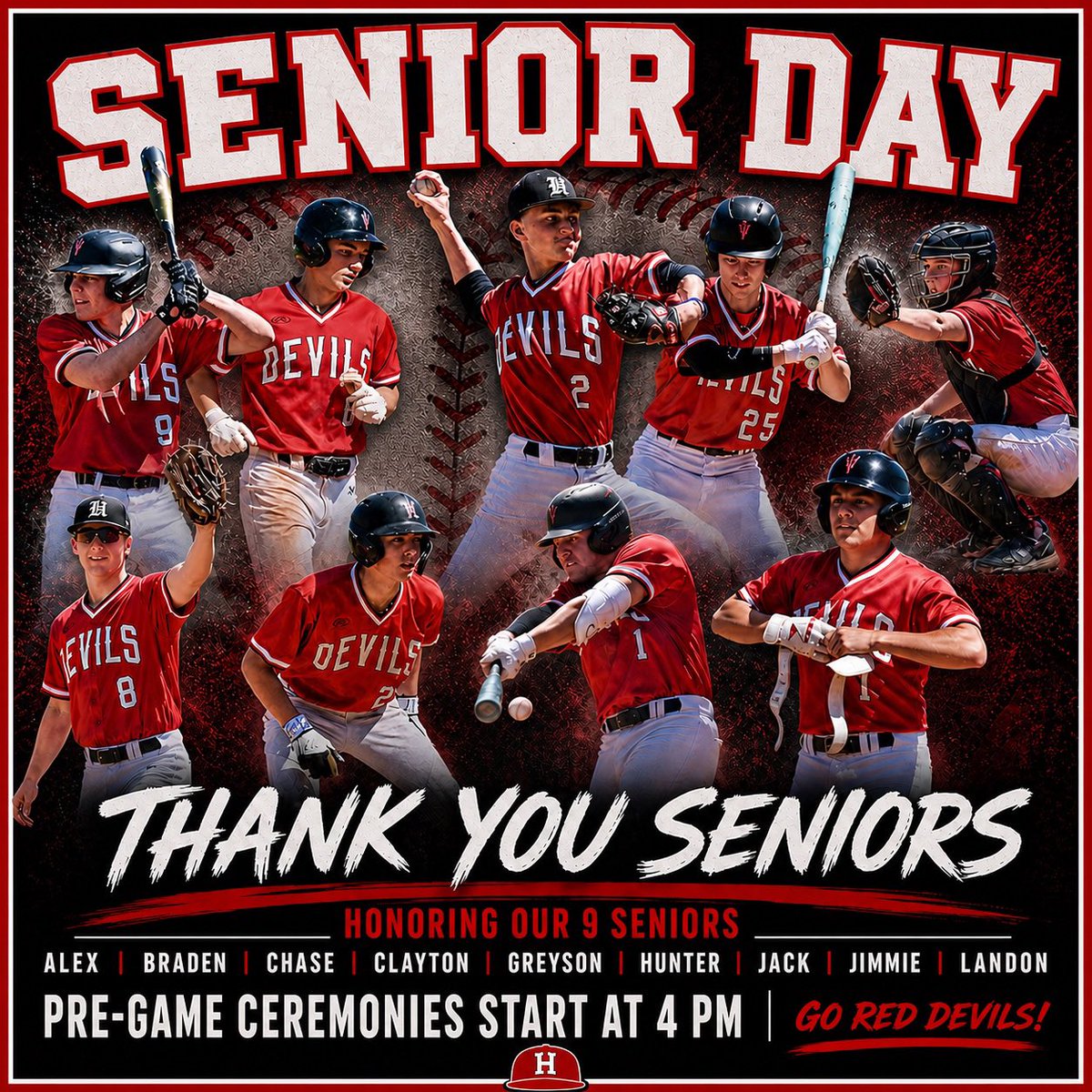 Hall High School Baseball tweet media