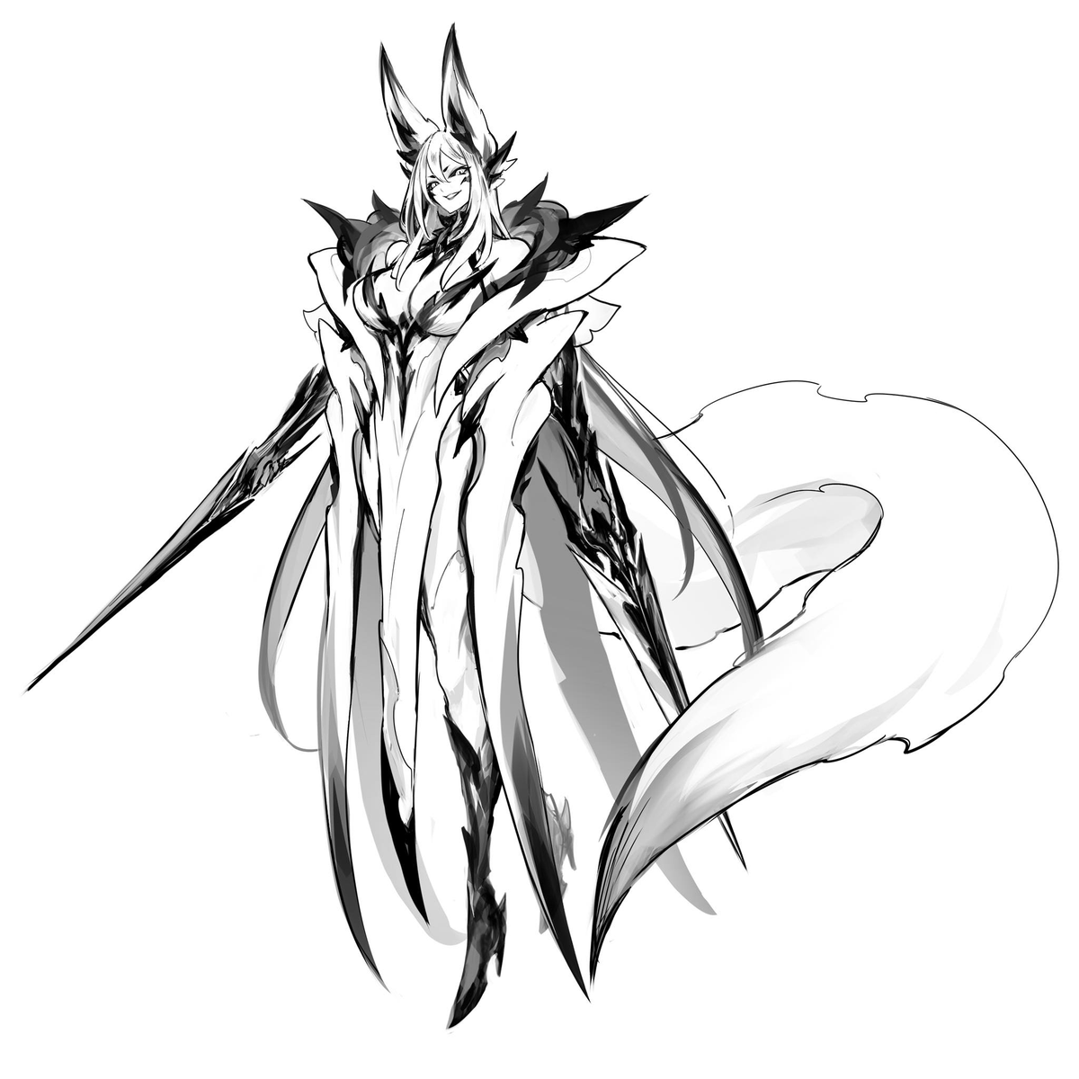 Xro22Am's tweet photo. OC Kitsune https://t.co/o6eFPQYniY